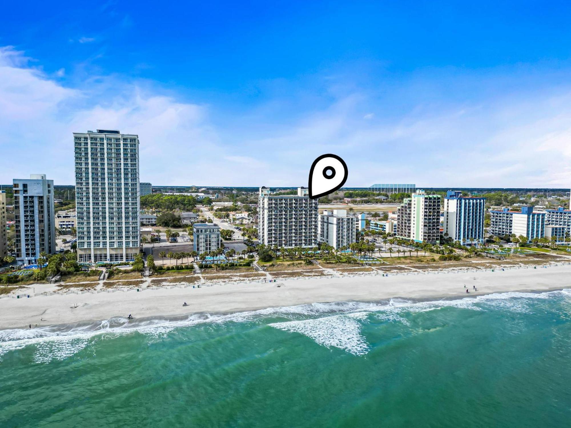 Recently Remodeled Double Queen Condo- Oceanfront Views! Boardwalk 135 マートルビーチ エクステリア 写真